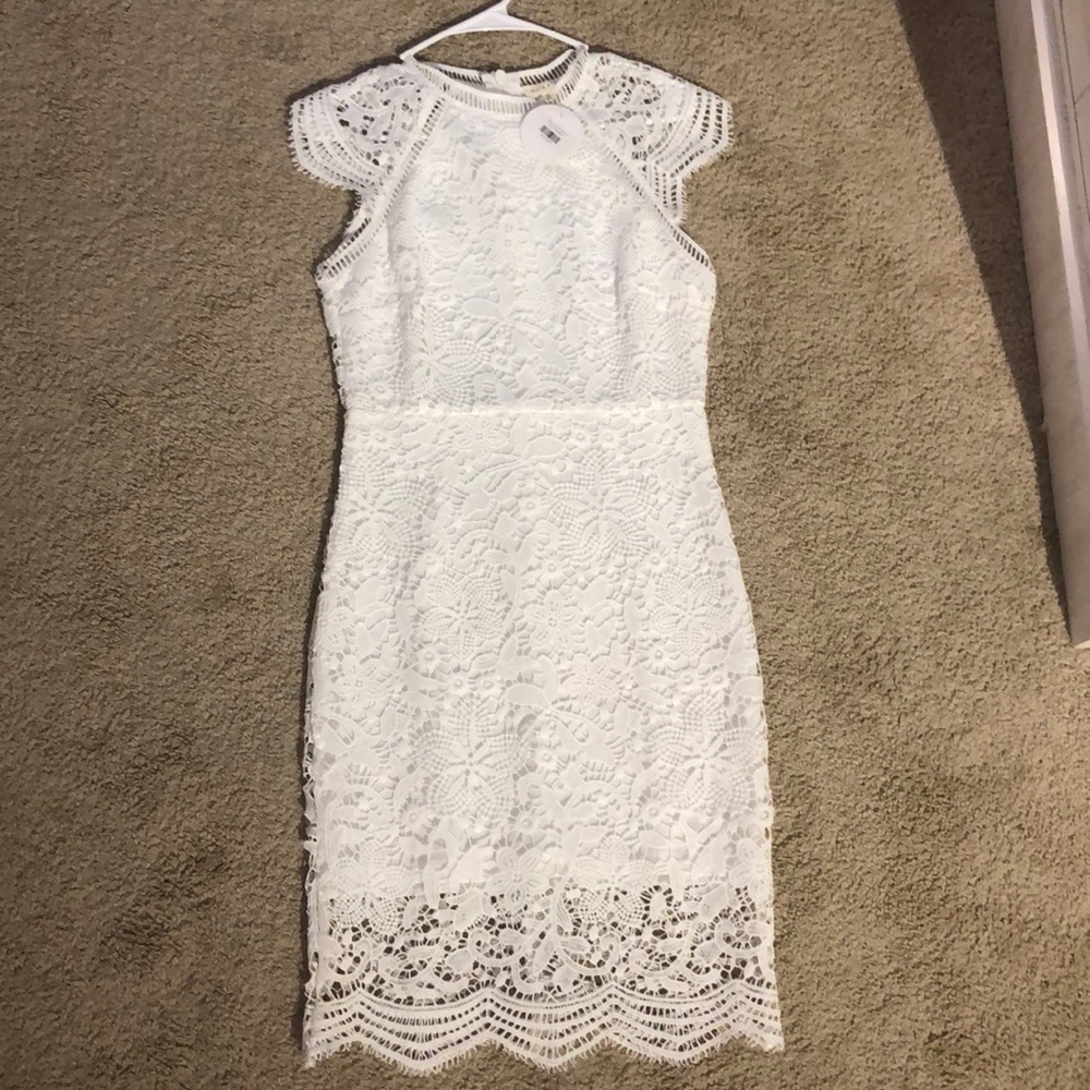 NWT White Lace Dress